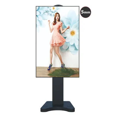 32 Inch Window Facing Display 2000 Nits Sun Readable Panel, Android Digital Signage for Street Side Boutique Window Ad Playback