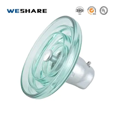 Factory Outlet Environment Protection Glass Insulator with Stain Resistance