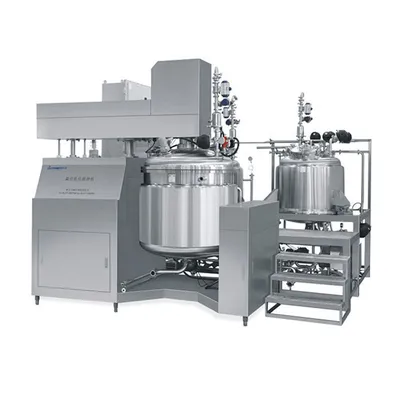 Complete Industrial Vacuum Mixer for Safe Emulsification Processes