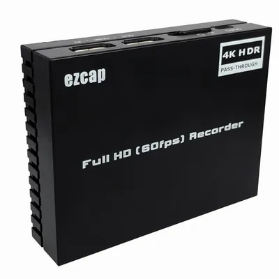Ezcap274 Portable 4K HDMI Video Capture Box Record HD Video to TF Card No Need PC Game Recorder with Hdr and Snapshot