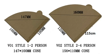 High-Quality Coffee Filter Paper for V60 Coffee Maker Use