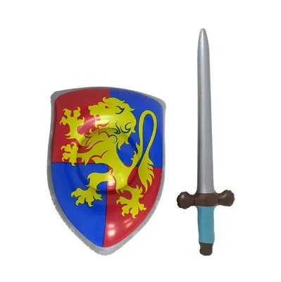 Inflatable Lion Sword & Shield - Versatile Fighting Toy for Outdoor Play