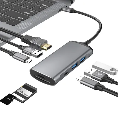 8-in-1 USB 3.1 Type C Hub with 87W Pd Charging
