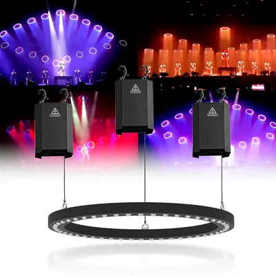 2024 New Desig Kinetic Beam Ring Light Stage Kinetic Lighting