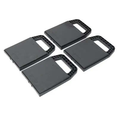 Wheels RV Jack Pads Camper Chock Blocks Trailer Leveling Jack Stabilizer