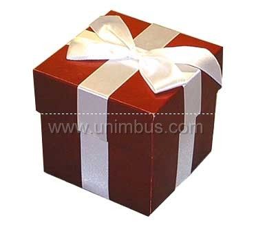 Chocolate Box with Ribbon Bow (UCH-03V), Gift Box