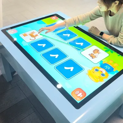 In Stock 43 Inch Kids Smart Games Education Study Touch Screen Table