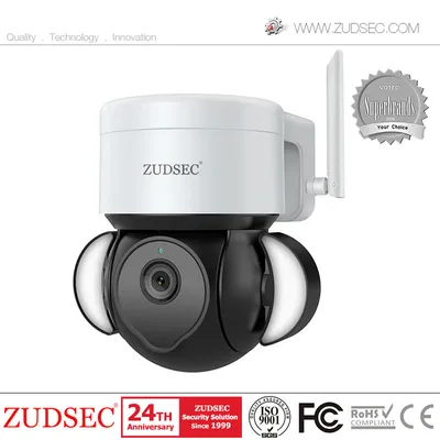 Wireless WiFi Smart Home Waterproof PTZ Outdoor Camera