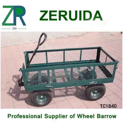 Tc1840 Garden Cleaning Leaves Cart/ Farm Vegetable Tool Cart /