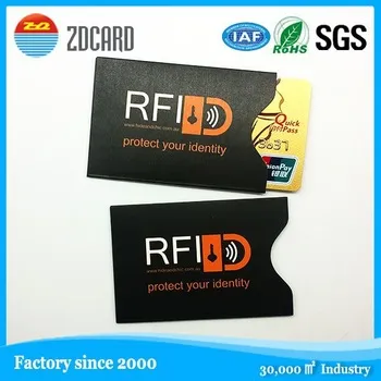 Great Soft PVC RFID Blocking Card Holder