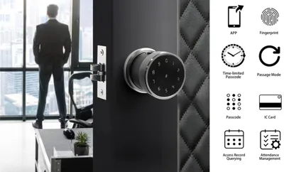 Bluetooth APP Smart Door Locks Timber Door Easy DIY Factory Direct Sales Single/Double Latch