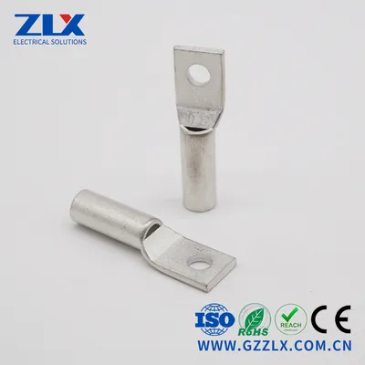 Crimp Cable Lug Transverse Cutting Port Flat Corner Copper Tube Terminal Connector