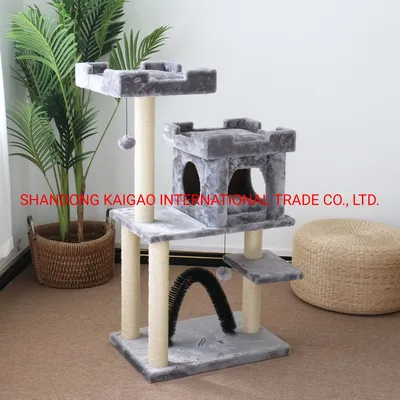Cat Tree Tower Cat Condo with Modern Cave for Pet Products