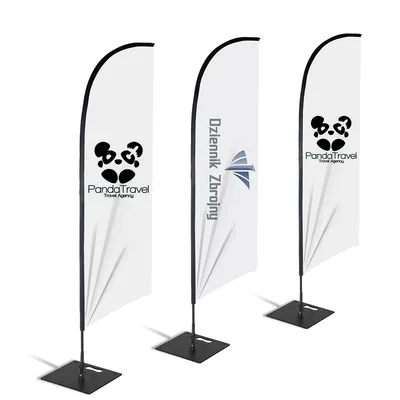 Custom Shape Beach Flag for Unique Advertising Needs