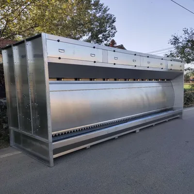 Industrial High Pressure Water Curtain Booth 201ss Standard or Custom Length Paint Abatement Patent Design