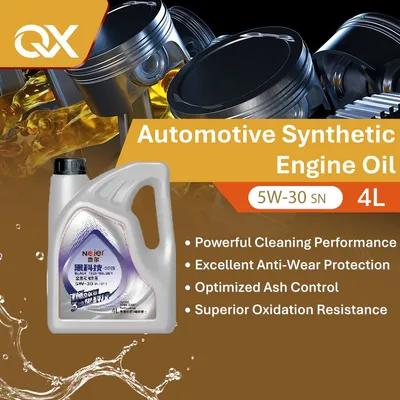 Premium Base Oil Formula 1L 4L 5W-30 Sn High Performance Gasoline Engine Oil for Global Market Distribution a P I Sn Plus