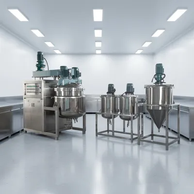 Vacuum Stainless Steel Toothpaste Mixing Machine