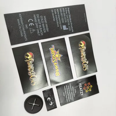 Custom Cotton Label Polyester Satin Washing Care Label for Clothing