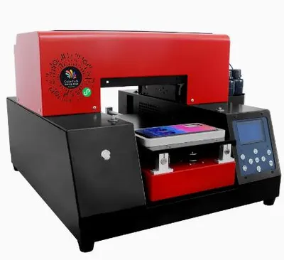 A3 Size UV Flatbed Printer UV-LED Light System T-Shirt Phone