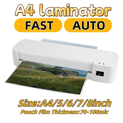 80mic Pouch Lamination Film A4 Laminating Machine