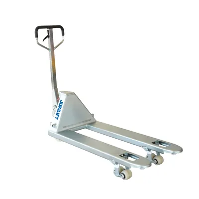 Galvanized Hand Pallet Truck PU Wheel