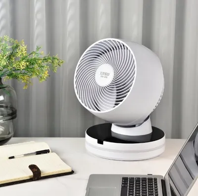 Home Appliances Smart Table Electric Fan Strong Wind 360° Rotation Desk Fan with Remote Control