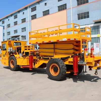 Four-Wheel Drive Underground Scissor Lift Truck with Hydraulic Mechanical Transmission