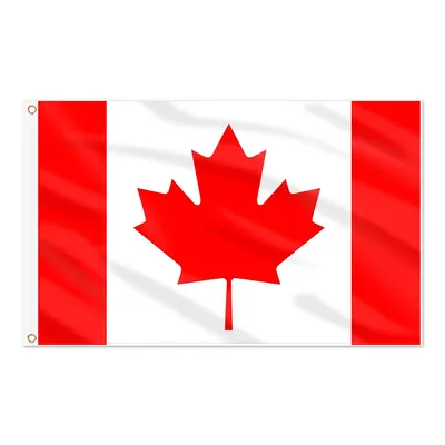Canadian Flag Large Canada Flags Double Side with Brass Eyelets for 1st July Canada Day Decorations Remembrance Day