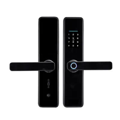 50mm Backset Aluminum Alloy Material Tuya WiFi Smart Door Lock