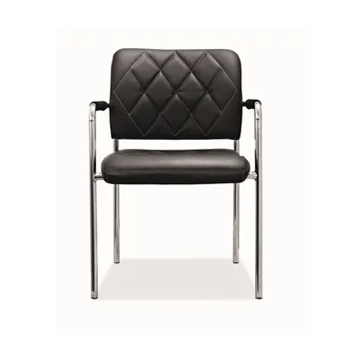 Comfortable Fixed Waiting Prismatic Pattern Backrest and Seat Metal Chair