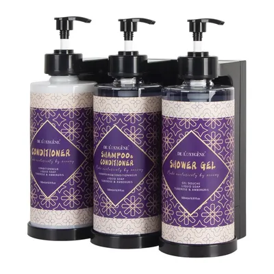 Hotel Bathroom Triple Soap Dispenser Holder Two Head One Head Shampoo Lotion Dispenser Bracket
