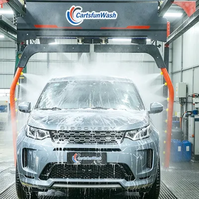360 Touchless Automatic Car Wash Machine All Size Car Support Voice Prompt LED Screen Custom for International Market