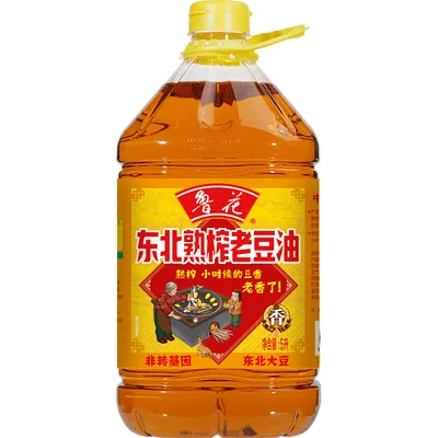 Luhua Northeast Cooked-Pressed Old Soybean Oil 5L