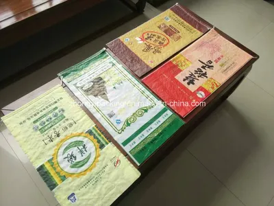 10kg Customized Wholesale Printed PP Woven Packaging Carrier Rice Bag