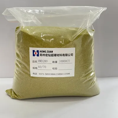 60/70 Hwd280 High Precision Synthetic Diamond Rvd Original Grow Rough Industrial Loose Polished Lab Grown Yellow Diamond Powder