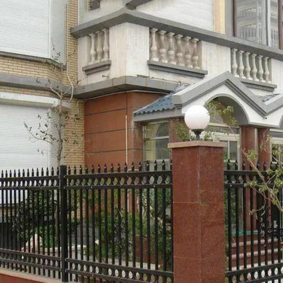 Industrial Zinc Steel Guardrail for Residential Community Boundary Fencing
