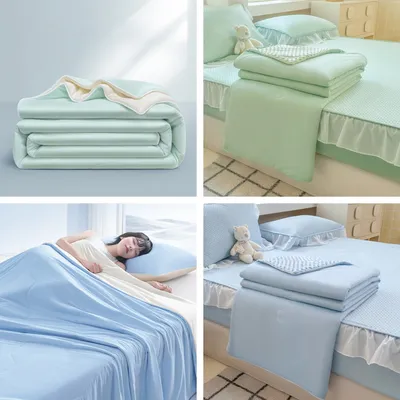 High-Count High-Density Nylon Taffeta, Soft & Noiseless Bedding & Air Conditioner Quilt Covers Fabric.