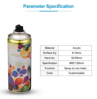 Colors Aerosol Spray Paint Automobile Tire Spray Paint