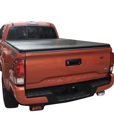 Zolionwil Accessories Hard Folding Pickup Truck Cover Tonneau Bed Cover for Toyota Tacoma