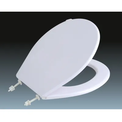 Mold Resistant Flexible Shape PVC Plastic Quick Release Soft Toilet Seats for Villa Washroom