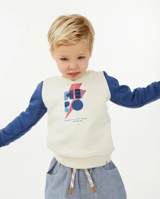 Boy's Round Neck Kids Pullover Children Sweater