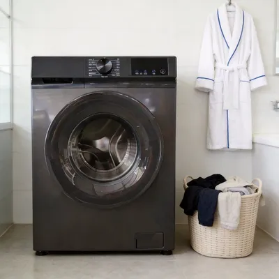 Quiet Operation Front Loading Washing Machine with Smart Features