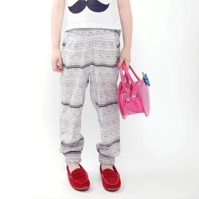 Girls Pants Trousters Long Straight Style Summer Apparel