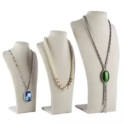 Velvet Neck Jewelry Exhibition Display Wholesales