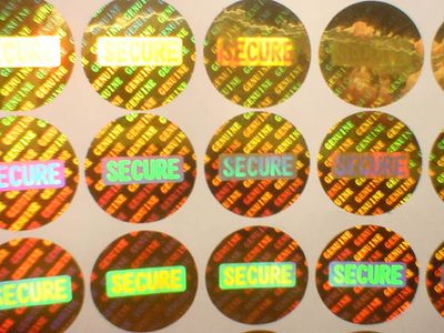 Secure Hologram Sticker