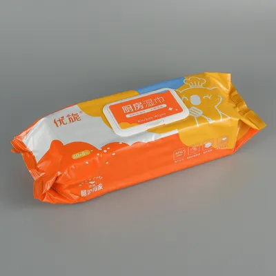 68PCS Custom Kitchen Cleaning Wipes Non-Woven Disposable Oil Remover Wet Wipe