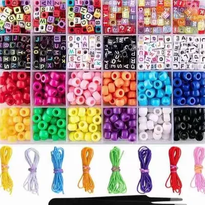 Transparent Glass Seed Beads Jewelry Making Set for DIY Bracelets