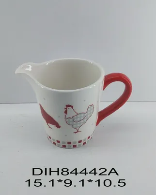 Red Bouguer Chicken Upright Milk Cup