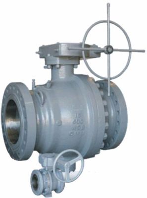 Trunnion Ball Valve with Worm Gear