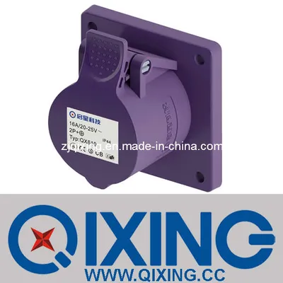 Low Voltage Panel Mounted Socket Panel Socket (QX603) 24V